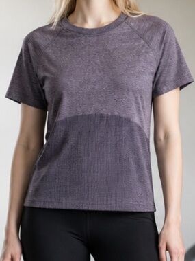 Eddie Bauer Heathered Purple Crewneck Tee